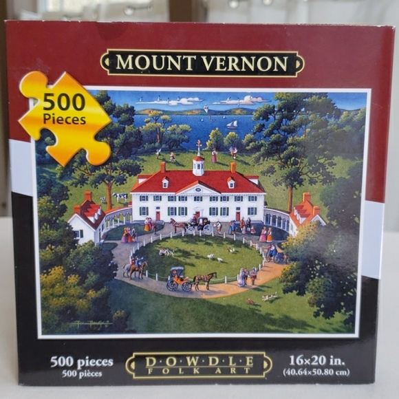 Dowdle Games 50 Piece Puzzle Mount Vernon Art By Eric Dowdle Poshmark